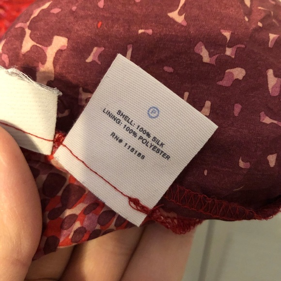 Martin + Osa Red Patterned Racerback Top - Picture 6 of 7